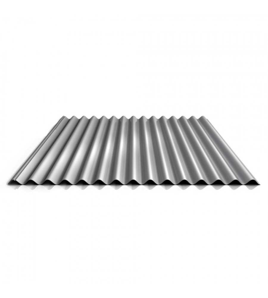 Tôle ondulée aluzinc grislargeur 90cm
