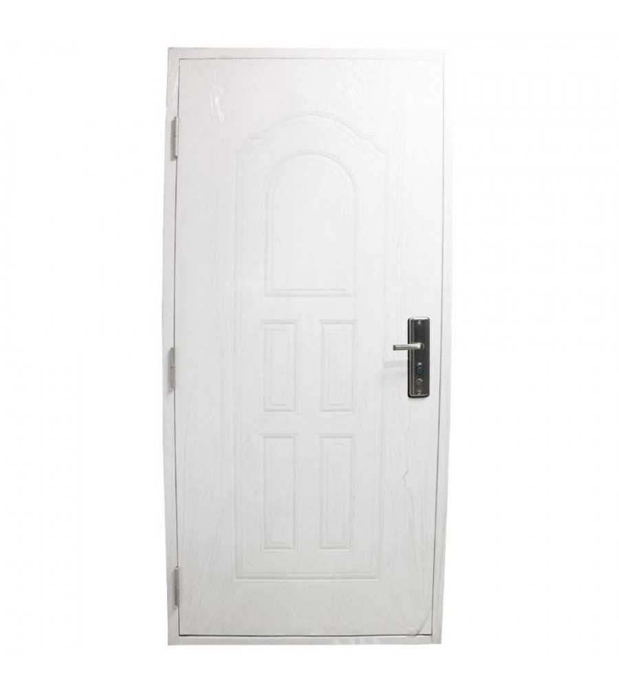 Porte metallique 2050x960 droite CREAM*