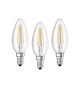 Lot de 3 lampes Led E14 4W-827 Basecla