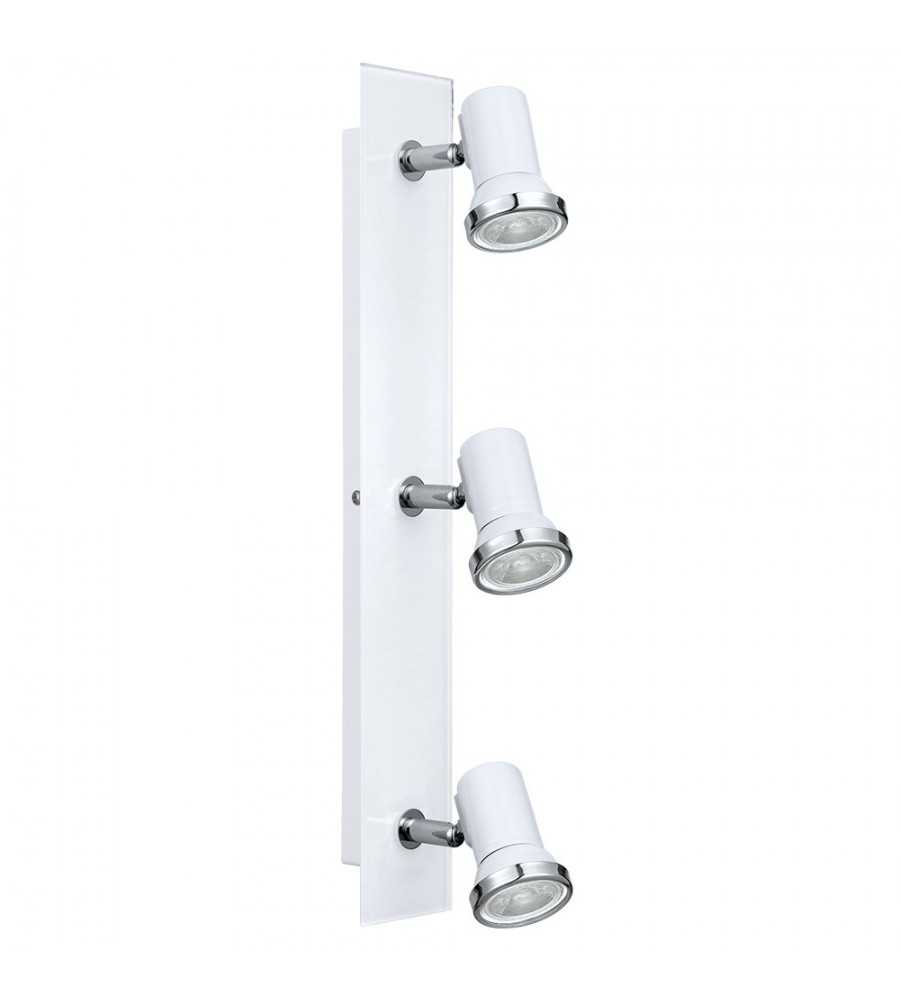 Plafonnier à 3 lumières 33 W blanc Tamara