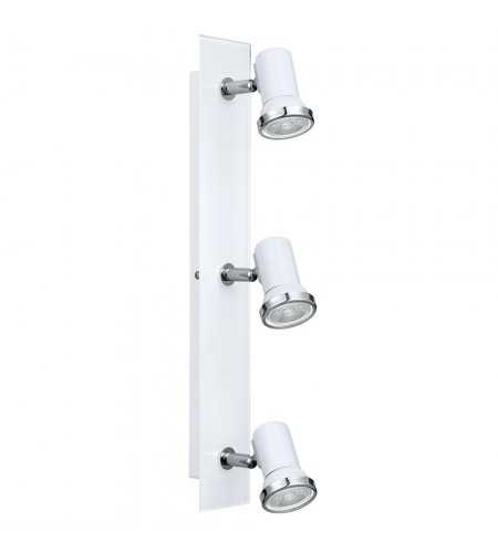Plafonnier à 3 lumières 33 W blanc Tamara