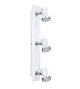 Plafonnier à 3 lumières 33 W blanc Tamara
