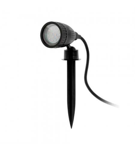 Spot sol à piquet Nema 1 noir GU10 3w