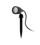 Spot sol à piquet Nema 1 noir GU10 3w