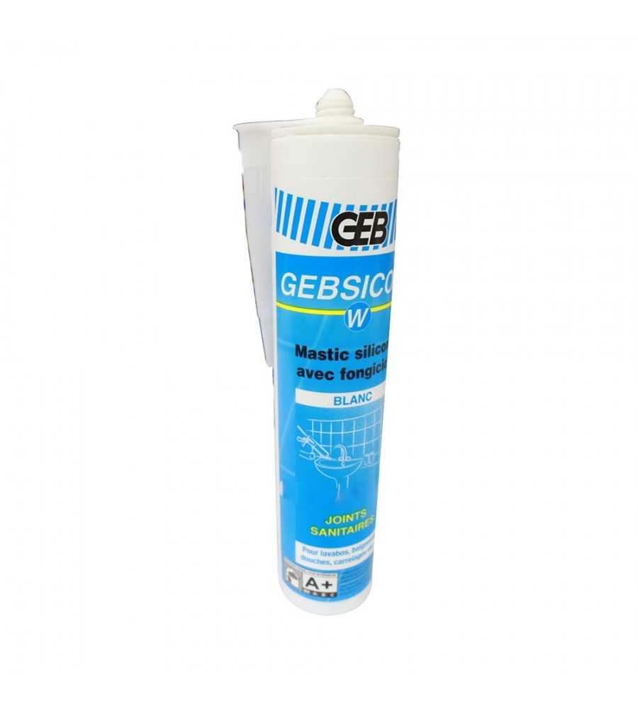Silicone sanitaire Gebsicone W 310ml  blanc -  - meilleure qualité