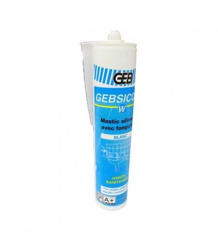 Silicone sanitaire Gebsicone W 310ml  blanc -  - meilleure qualité