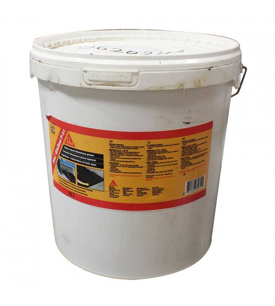 Primaire d'étanchéité Sika BituSeal P-01 seau de 15L -  - meilleure qualité