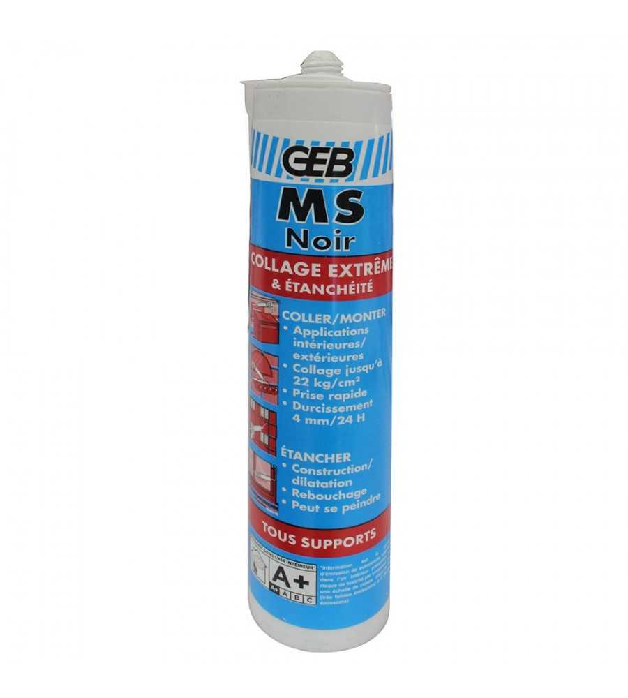 Mastic noir Ms GEB 280ml -  - meilleure qualité