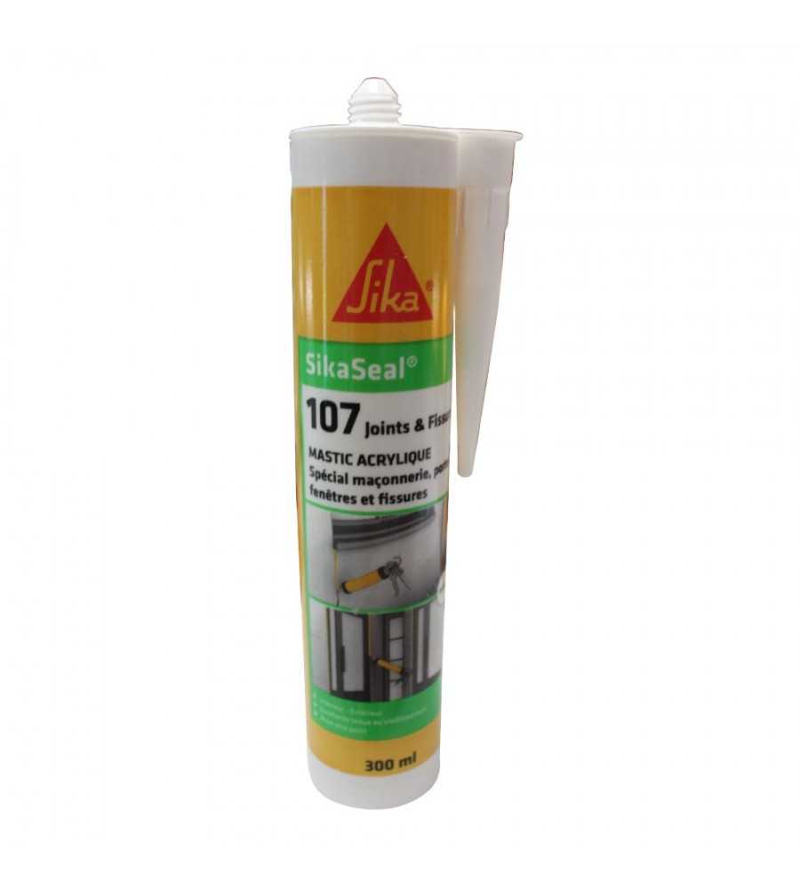 Mastic acrylic Sikaseal-107 joints et fissures blanc 300ml -  - meilleure qualité