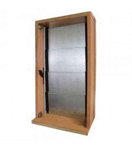 Naco aluminium 8 lames 1.14m (la paire)