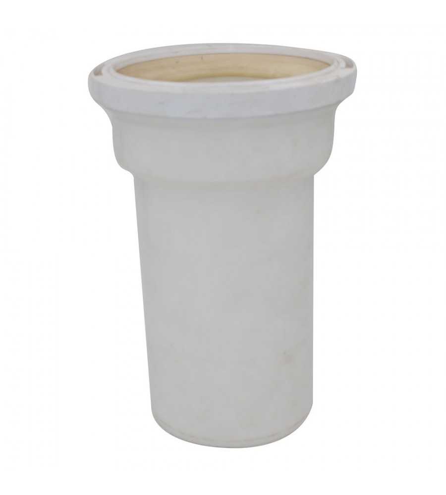 Sortie de cuvette Wc droite d100mm blanc *