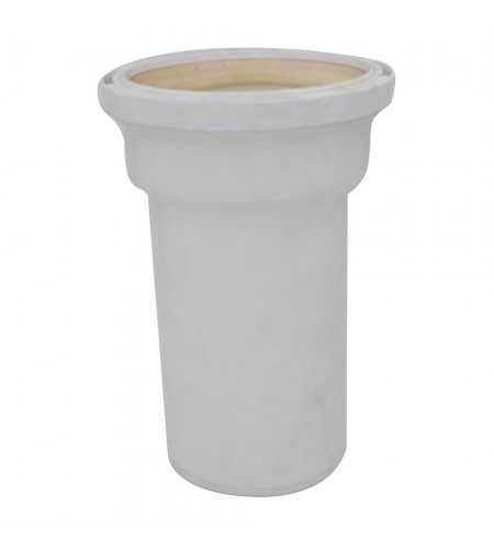 Sortie de cuvette Wc droite d100mm blanc *