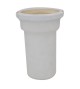 Sortie de cuvette Wc droite d100mm blanc *