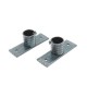 Support tube 650 vert vieilli