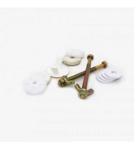 Jeu de 2 vis de fixation cuvette réservoir Wc en métal M21