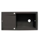 Evier 1 bac Dukkha giga980x500x200 noir*