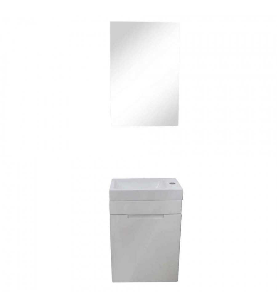 Meuble salle de bain Daisy blanc 40cm