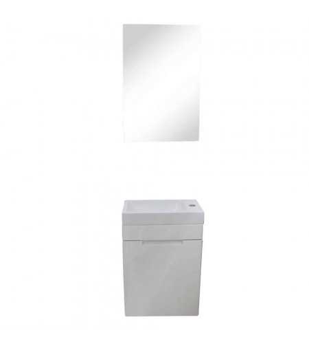 Meuble salle de bain Daisy blanc 40cm