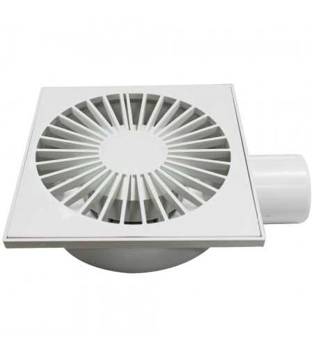 Siphon de sol orientable 150x150mm en ABS