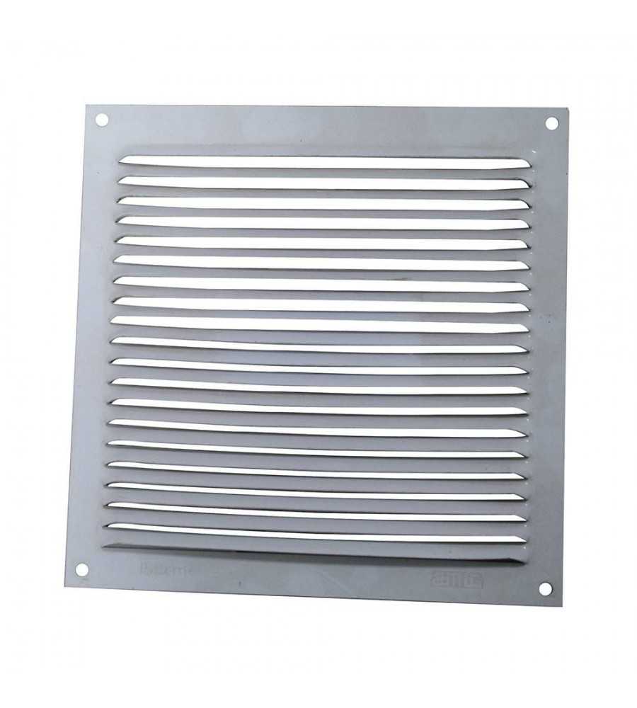 Grille 3-170x170x0.6 alu blanc FT