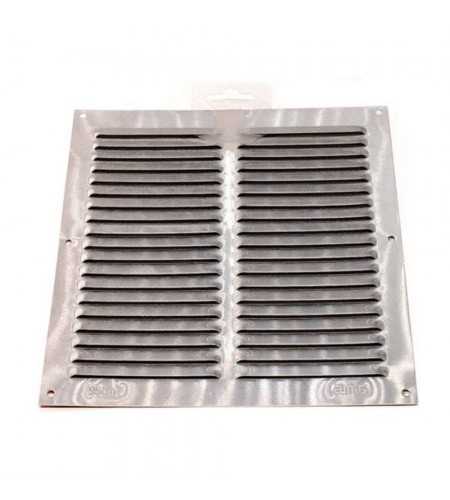 Grille 3-200x200x0.6 alu argent s-c