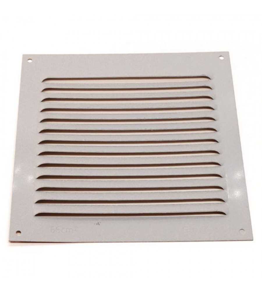 Grille 3-150x150x0.6 alu blanc