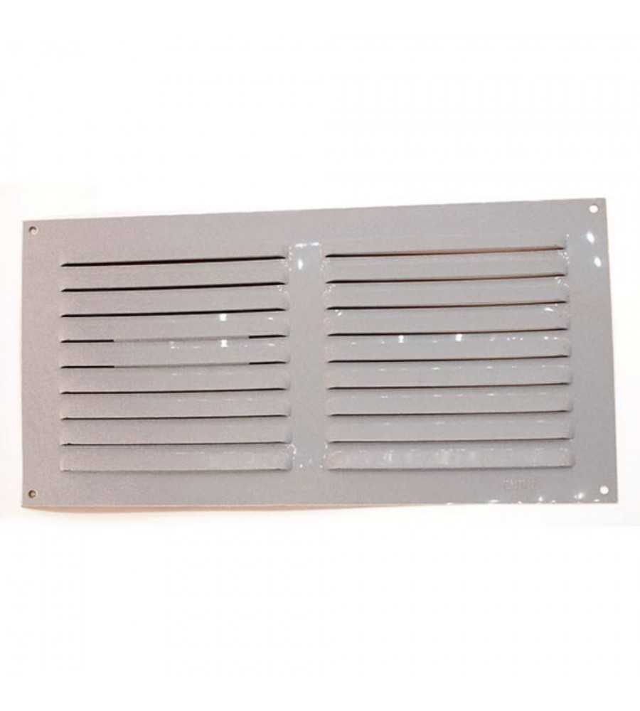 Grille 3-150x300x0.6 alu blanc