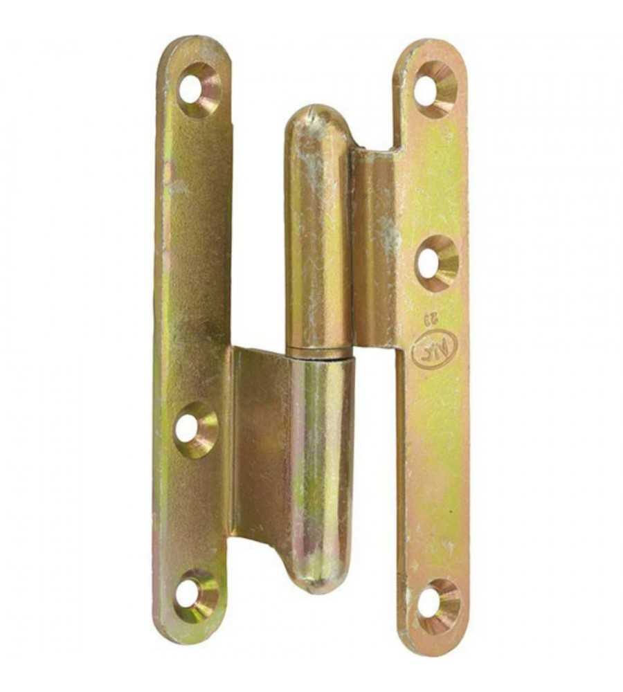 Paumelle 505-160x60x3.5 droite bichromaté