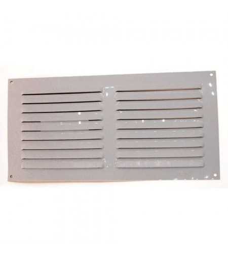 Grille 3-150x300x0.6 alu blanc s-c