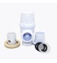 Bonde de lavabo Quick-clac chrome avec siphon