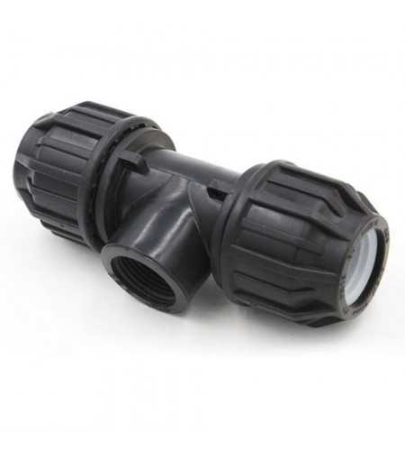 Té compression taraudé 32x3-4