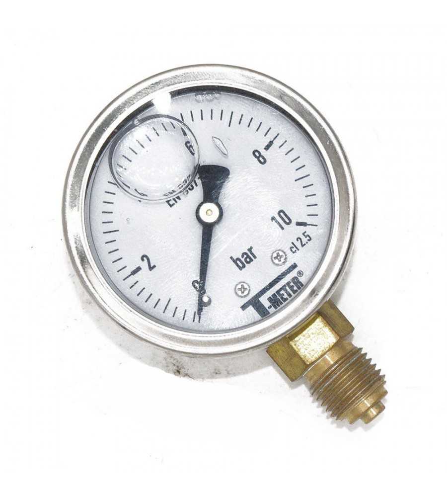 Manomètre eau press radial 0-10bars*