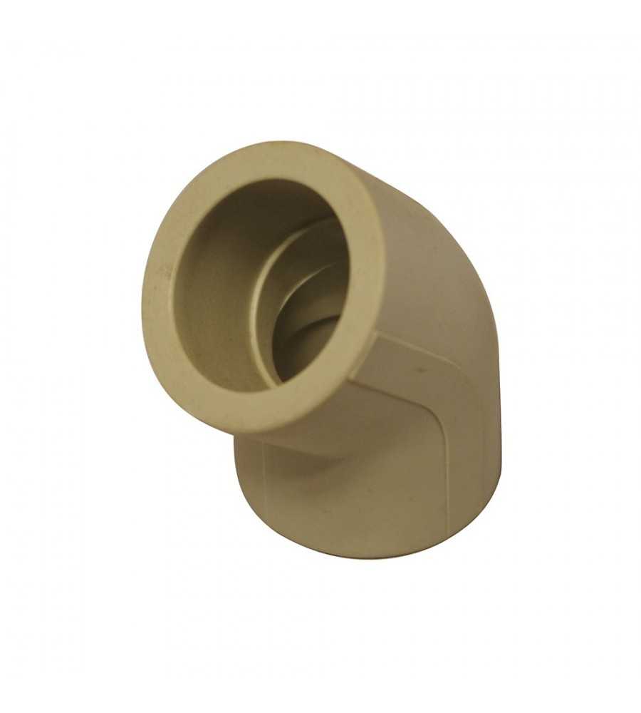 Coude pour gris 45° D20mm