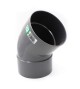 Coude PVC femelle 87° 125 mm