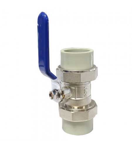 Vanne à bille double union gris 25*25