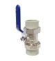 Vanne à bille double union gris 25*25