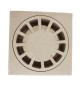 Siphon de sol-cour beige 200x200mm