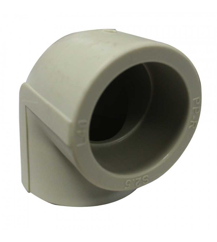 Coude pour gris D40mm*