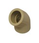 Coude pour gris 45° D32mm*
