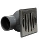 Siphon de sol 100x100 mm horizontal