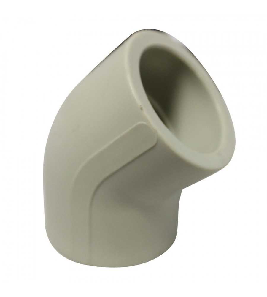 Coude pour gris 45° D40mm*