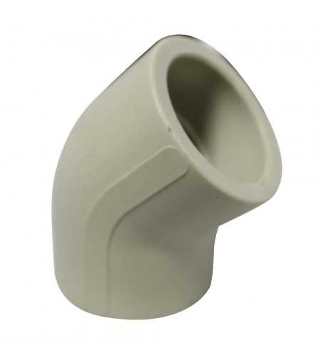 Coude pour gris 45° D40mm*
