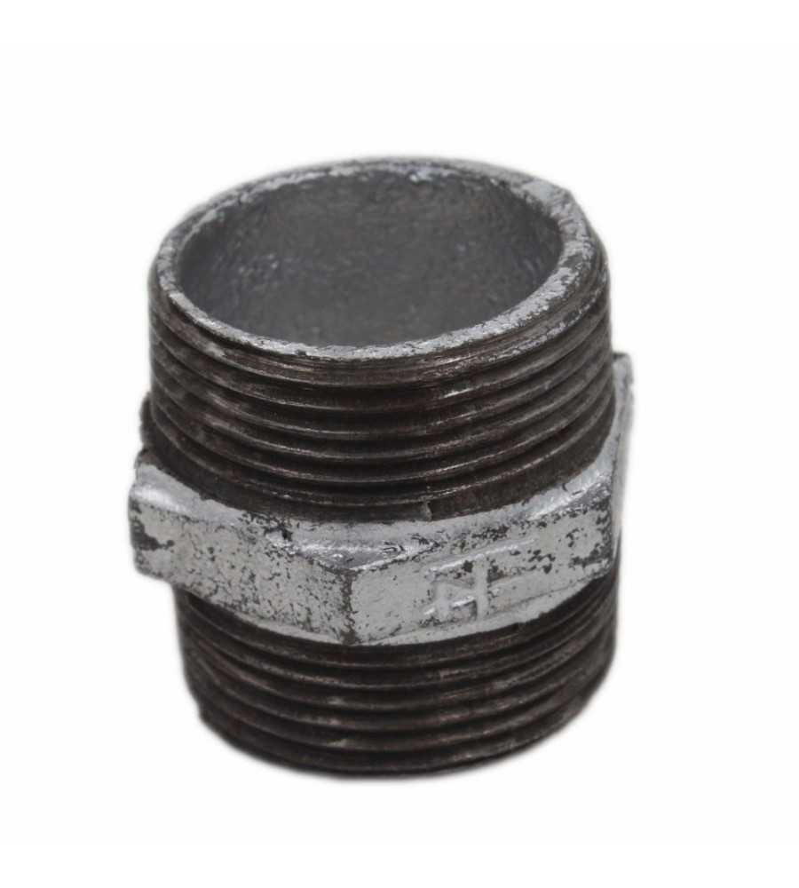 Mamelon galvanisé Male-Male 80x90 mm 3