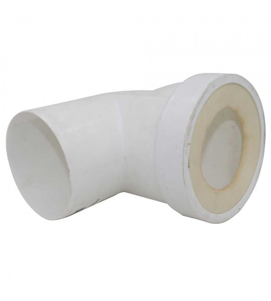 Pipe courte coudée rigide mâle