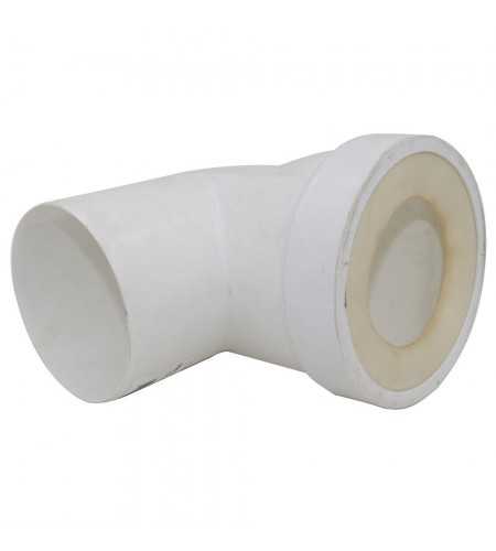 Pipe courte coudée rigide mâle