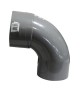 Coude PVC mâle femelle 87° Ø100 mm