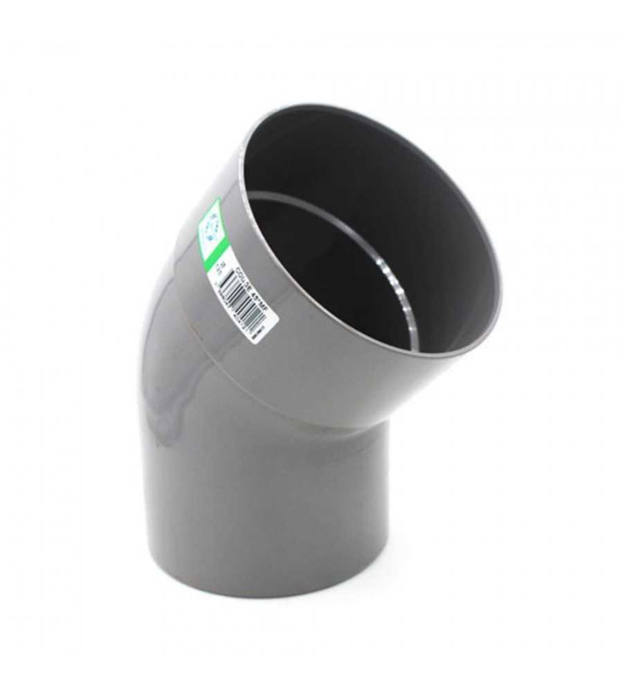 Coude PVC 87° mâle femelle D125