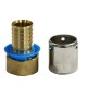 Raccord droit fixe femelle 20x1-2