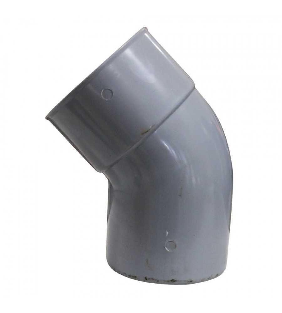Coude 45° mâle femelle diam 100