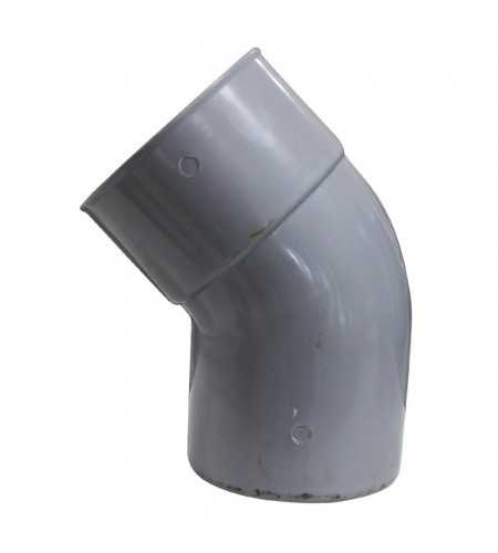 Coude 45° mâle femelle diam 100